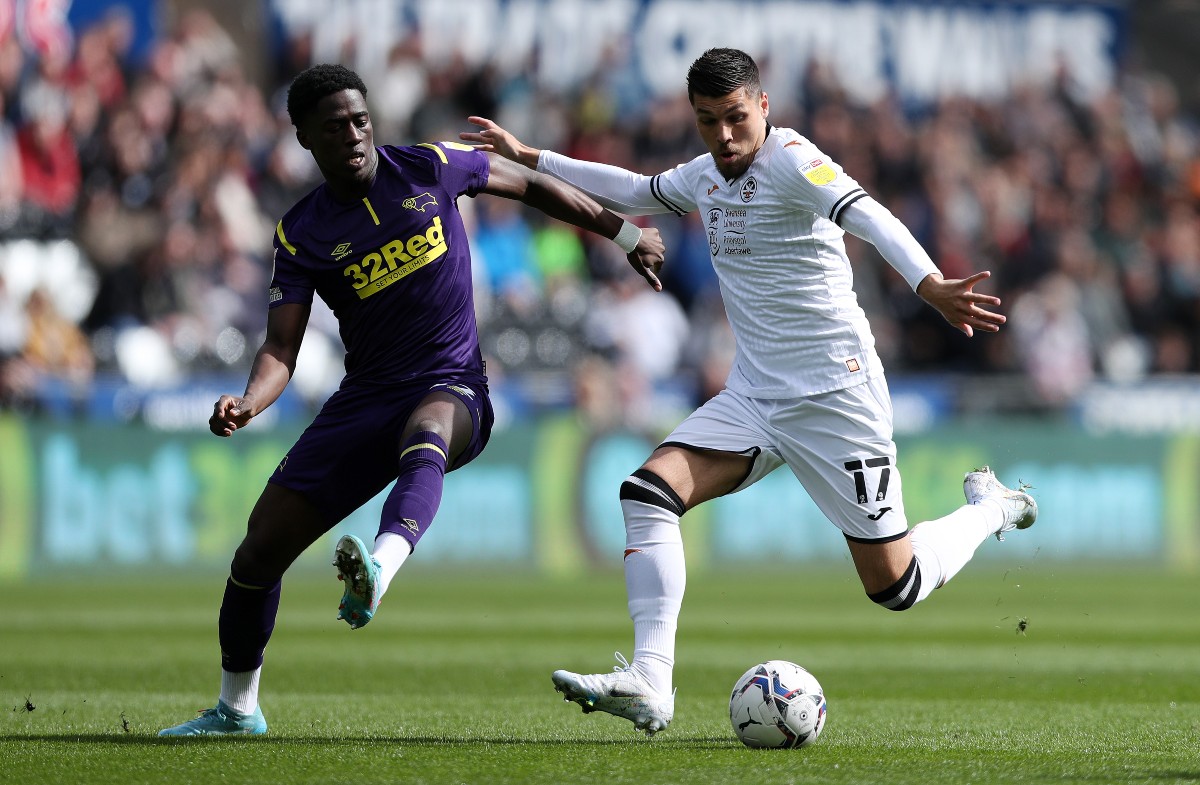 Malcolm Ebiowei derby swansea