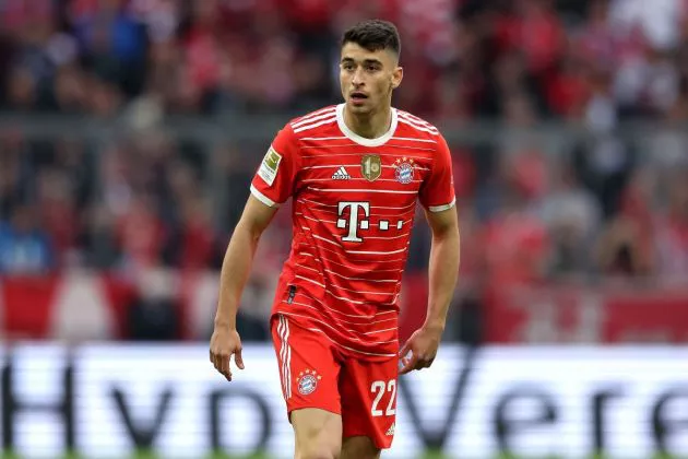Marc Roca in action for Bayern Munich