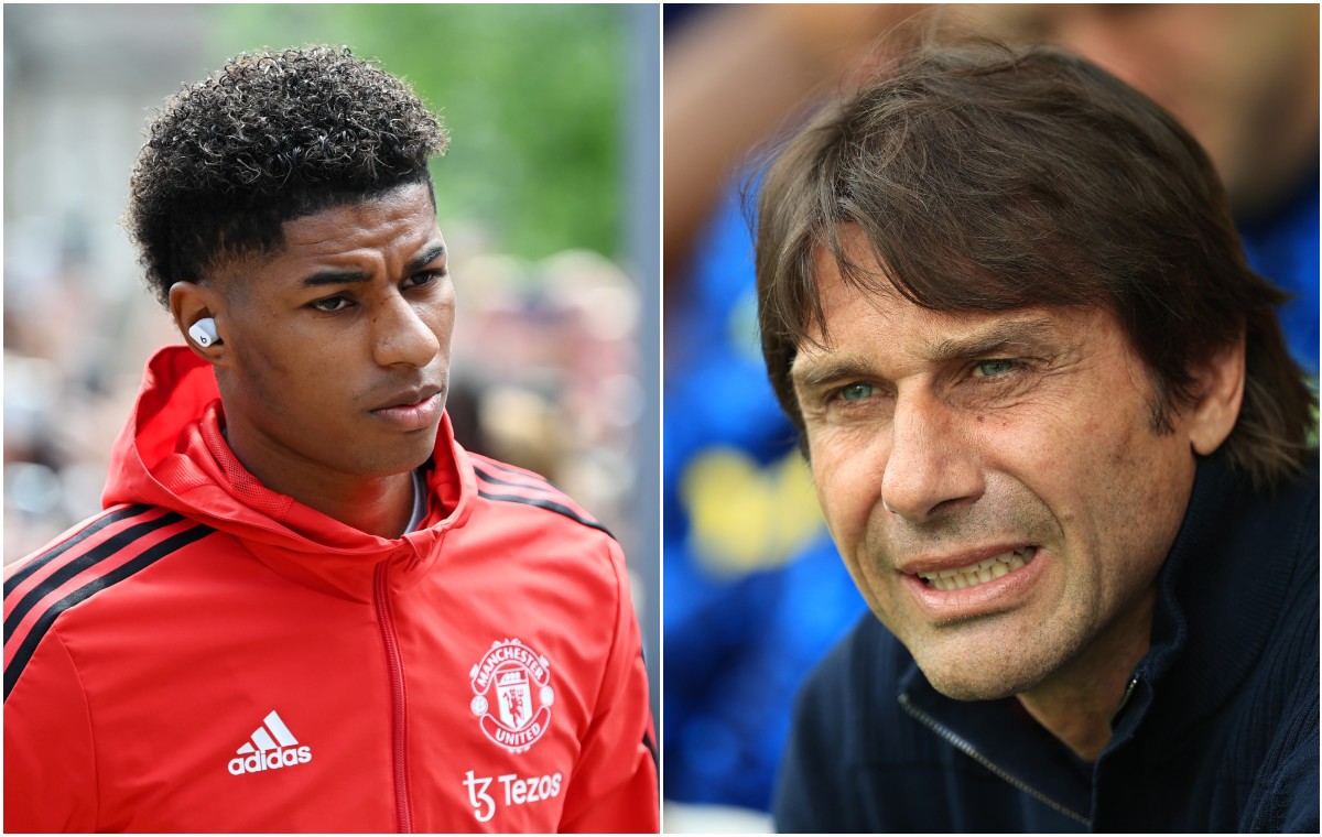 Rashford Man Utd Conte Tottenham