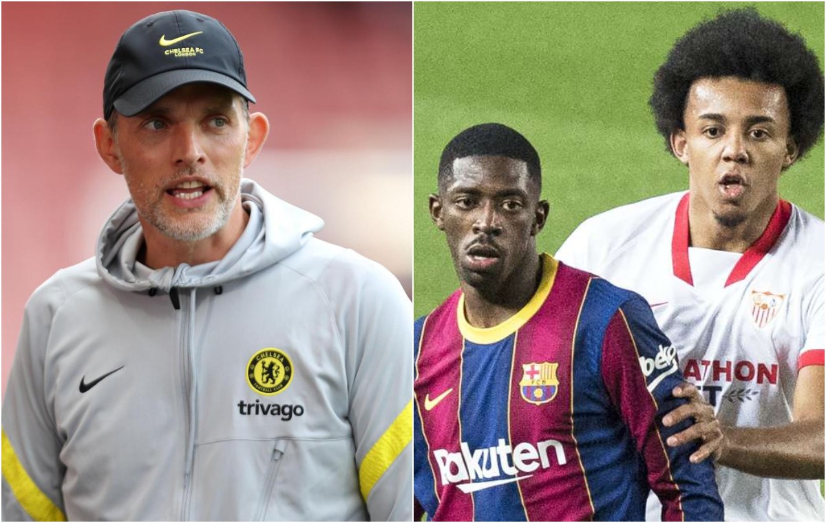 Thomas Tuchel Ousmane Dembele Jules Kounde