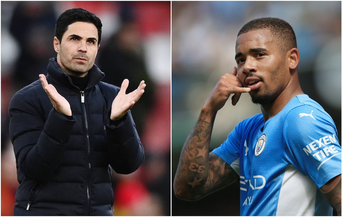 arteta arsenal gabriel jesus mcfc