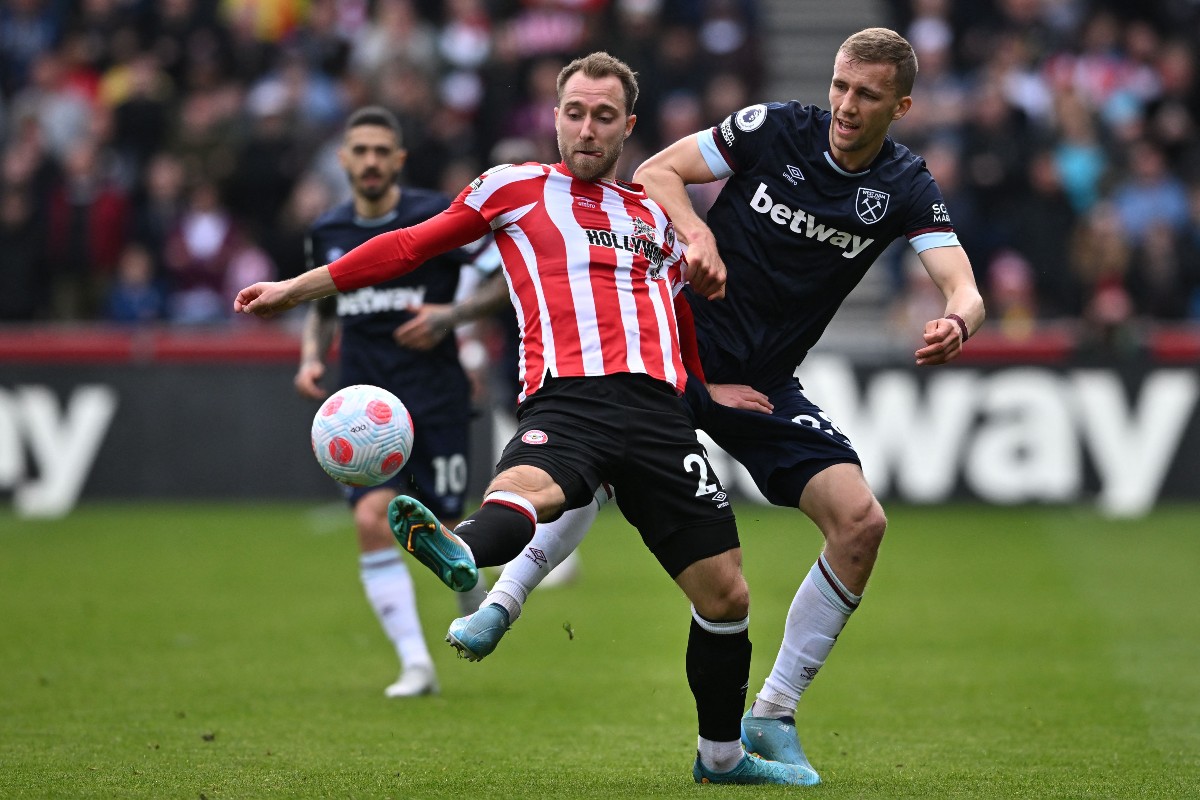 christian eriksen brentford vs west ham