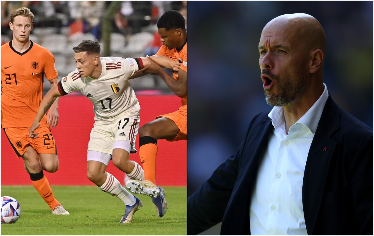 de jong trossard dumfries ten hag