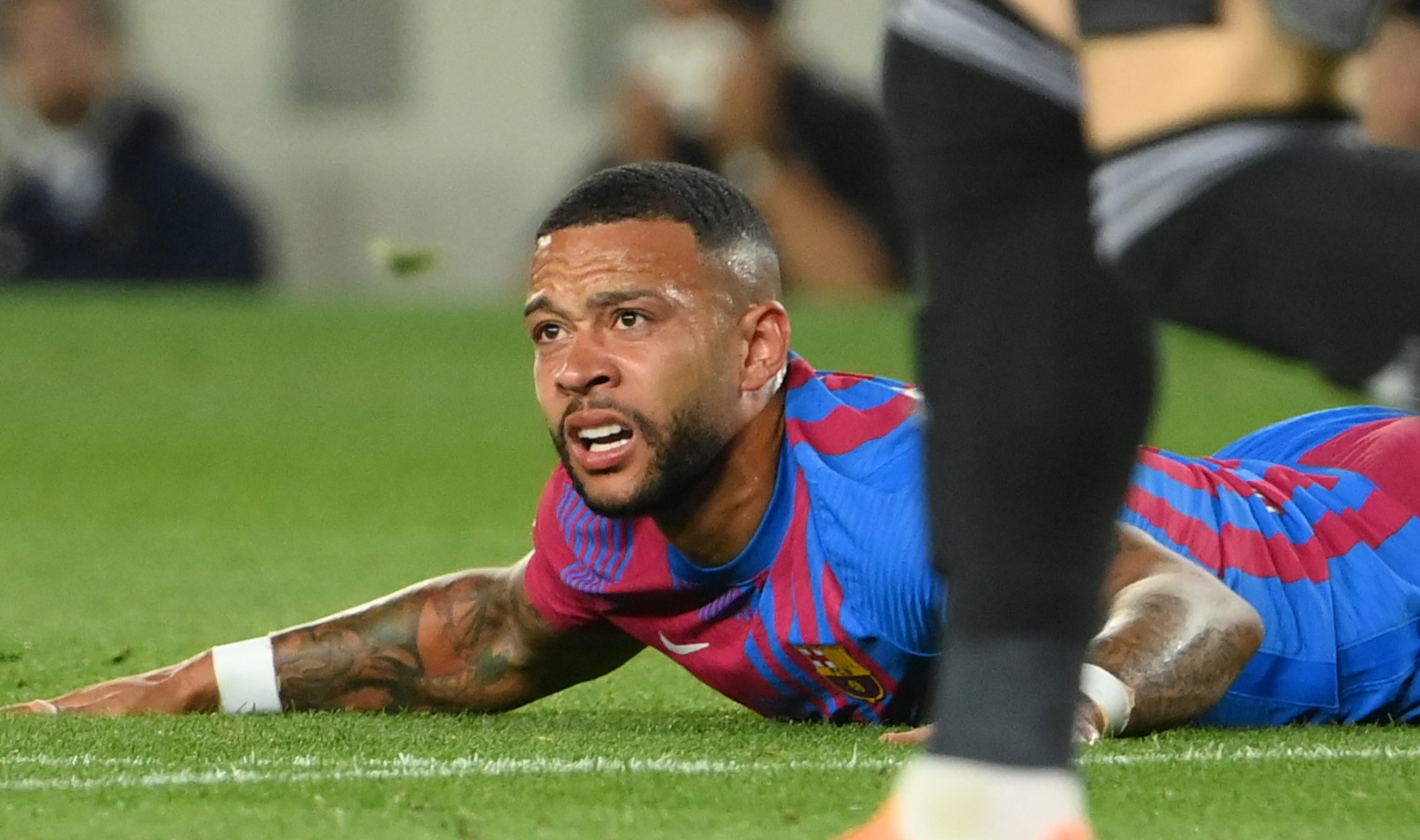 Memphis Depay of FC Barcelona