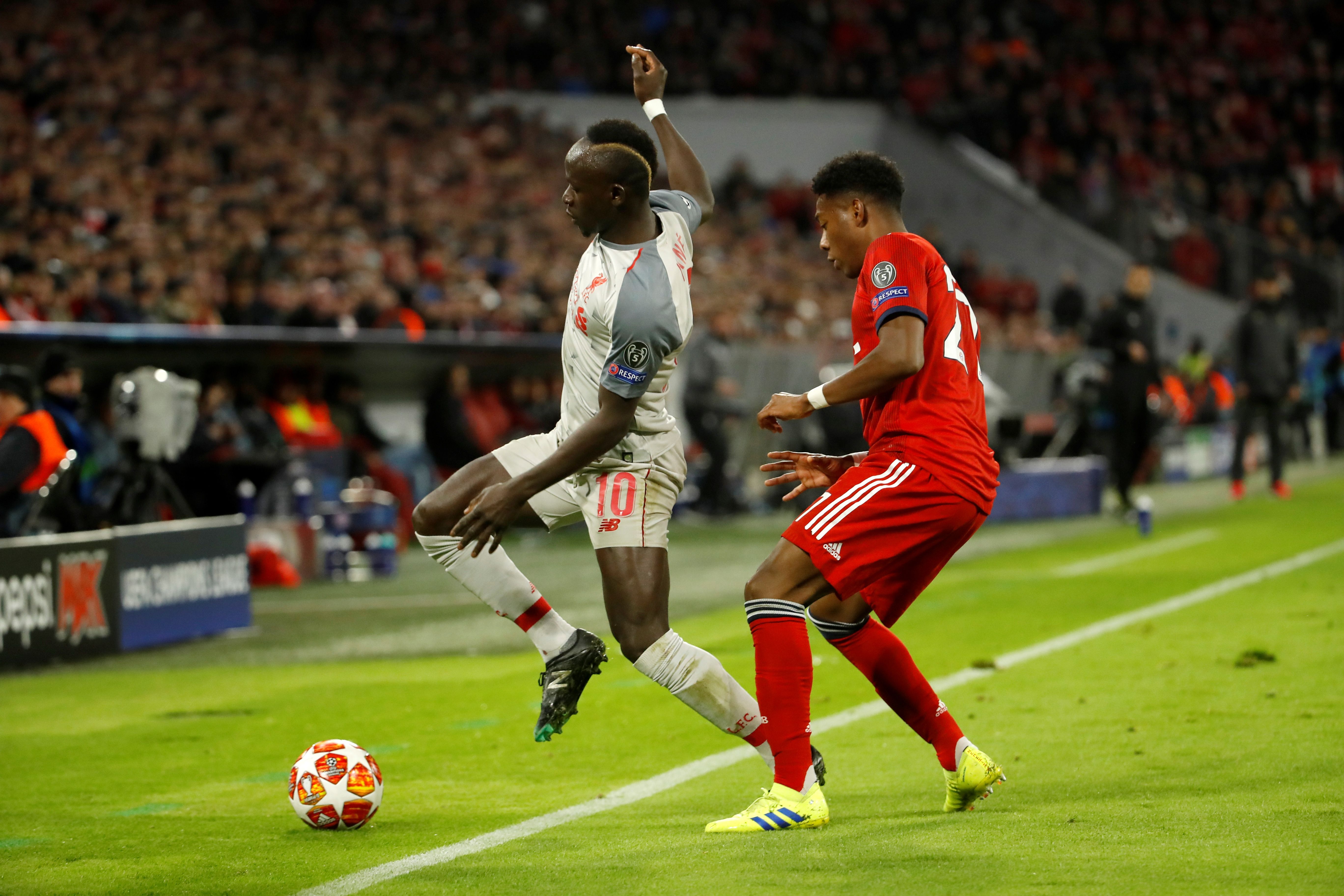 Sadio Mane of Liverpool Bayern Munich