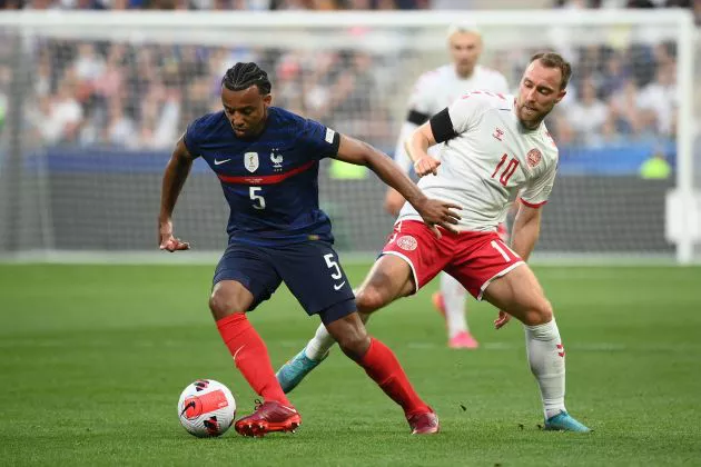 Jules Koundé of France Chelsea