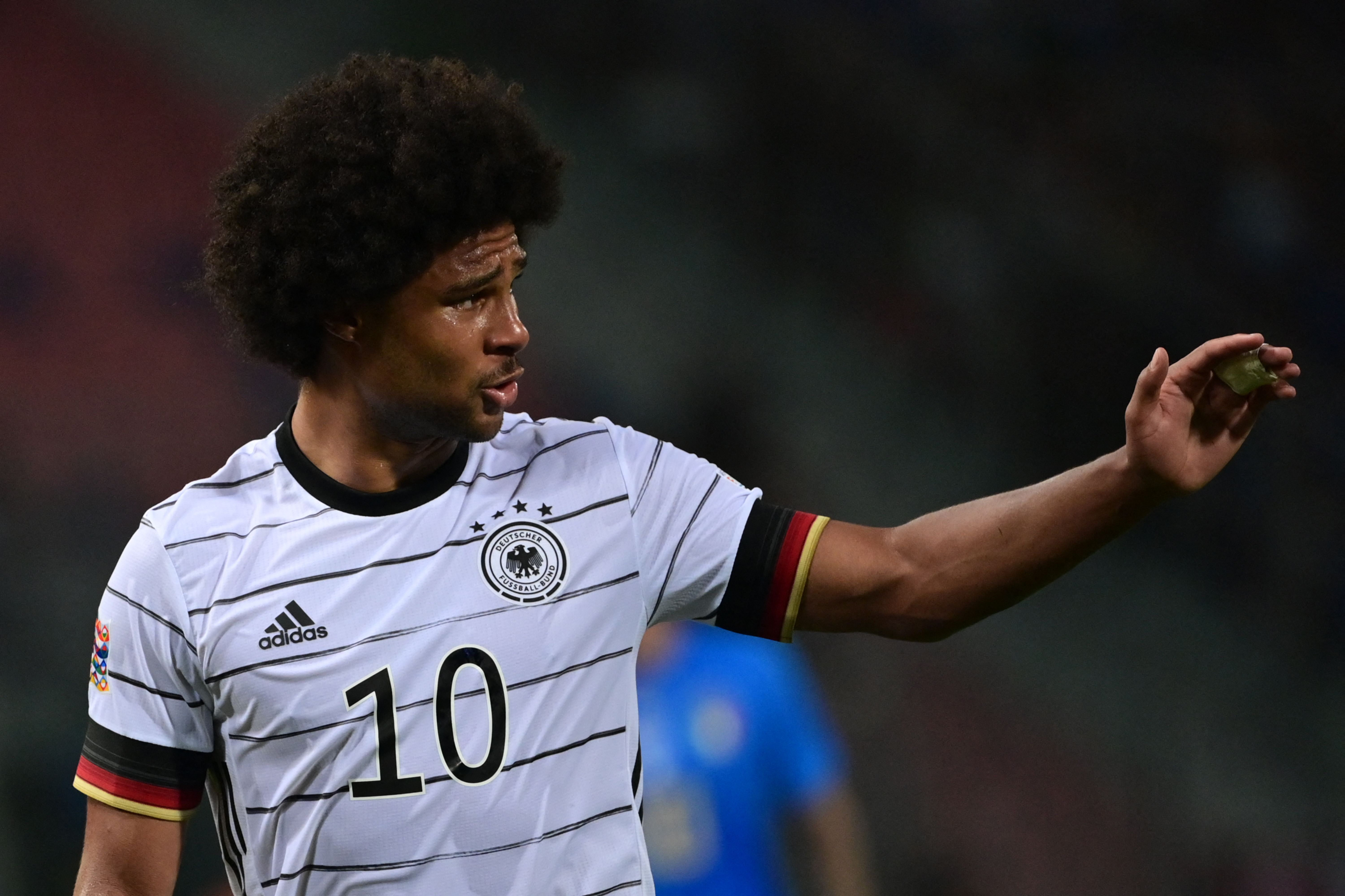 Serge Gnabry of Bayern Munich Arsenal