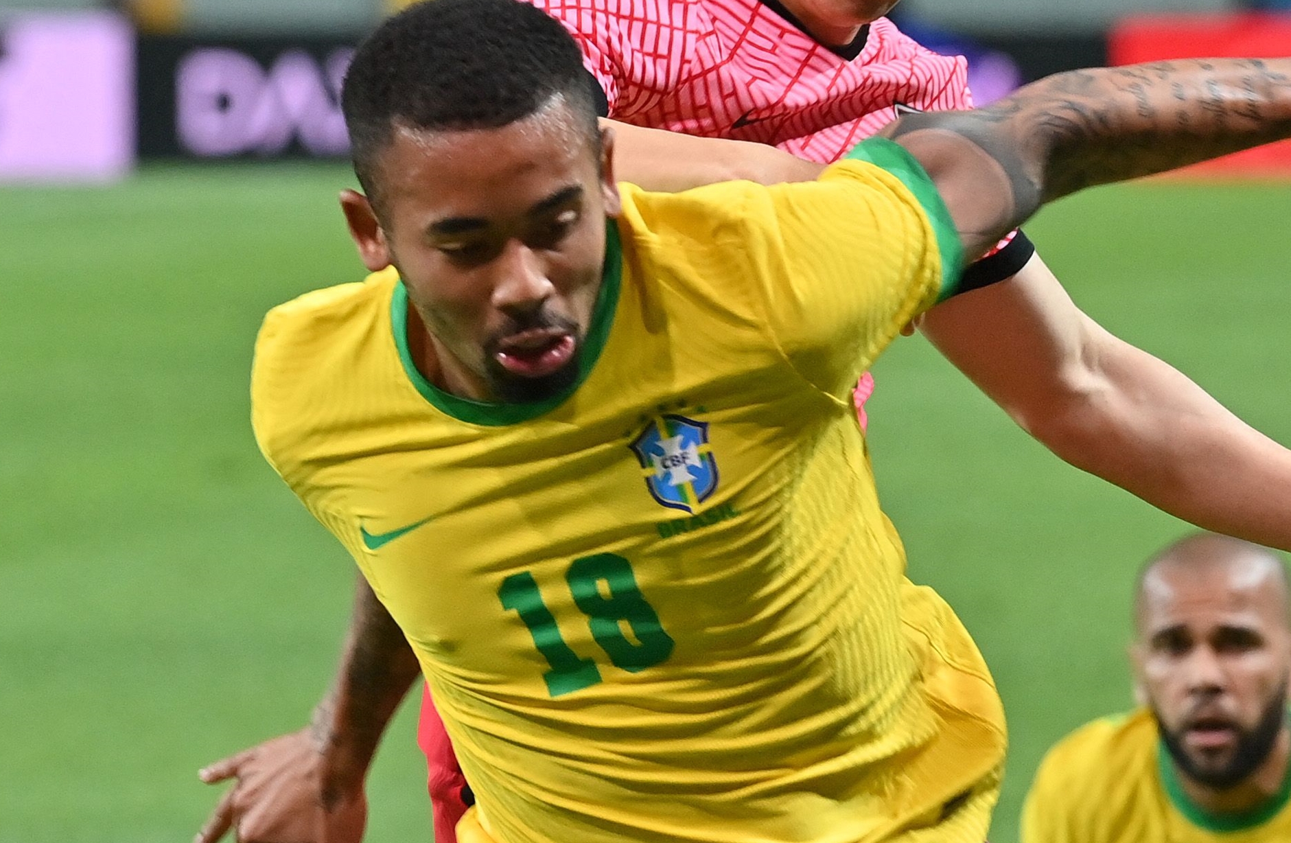 Gabriel Jesus of Brazil and Manchester City Arsenal