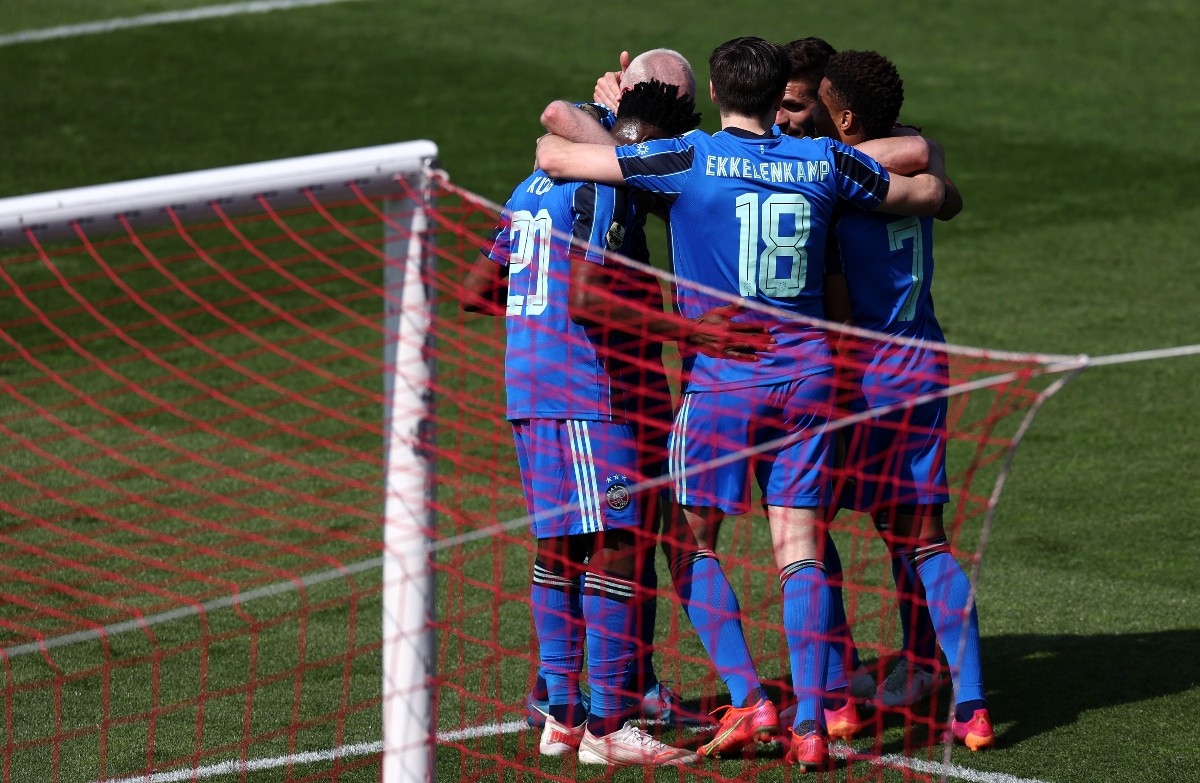 feyenoord ajax players celebrate