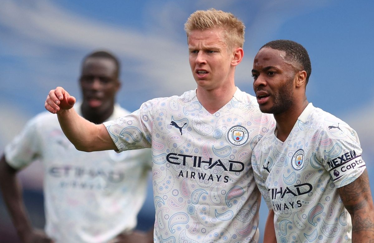 man city zinchenko sterling