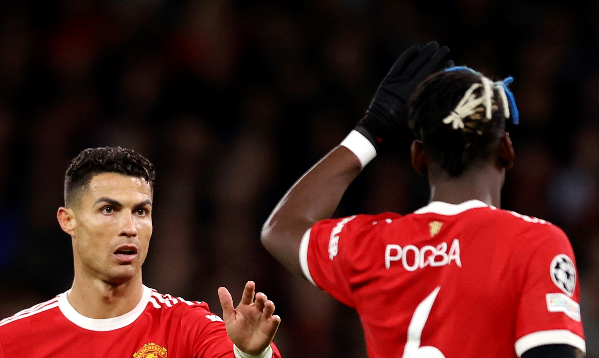 Paul Pogba and Cristiano Ronaldo