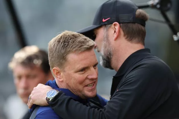 newcastle howe and klopp liverpool