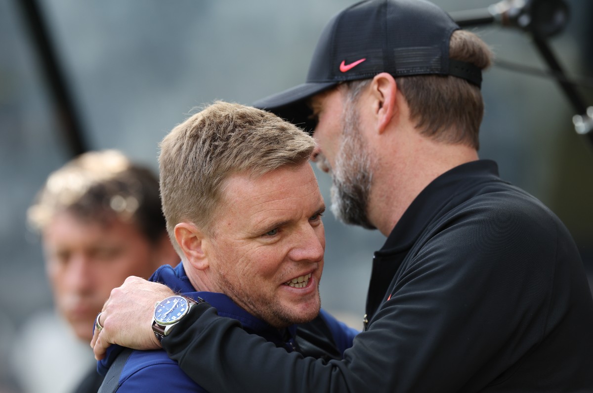 newcastle howe and klopp liverpool