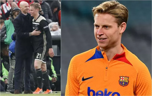 ten hag de jong ajax man utd fc