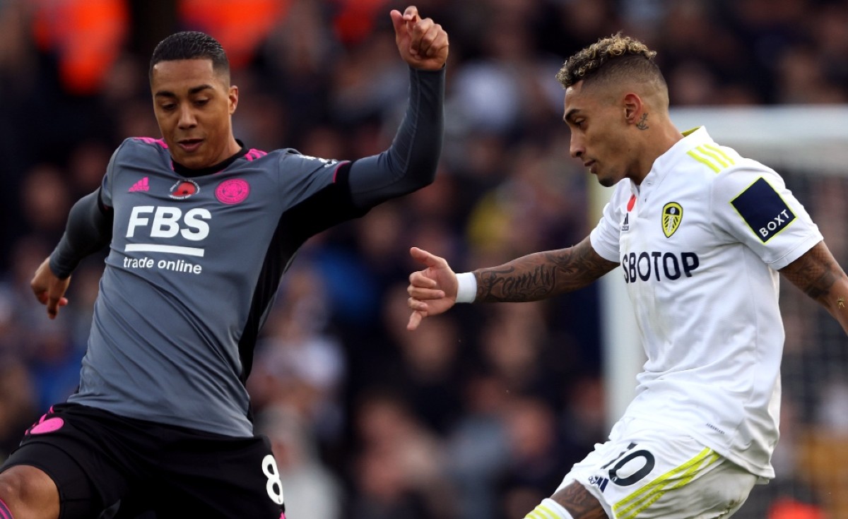 tielemans leicester raphinha leeds