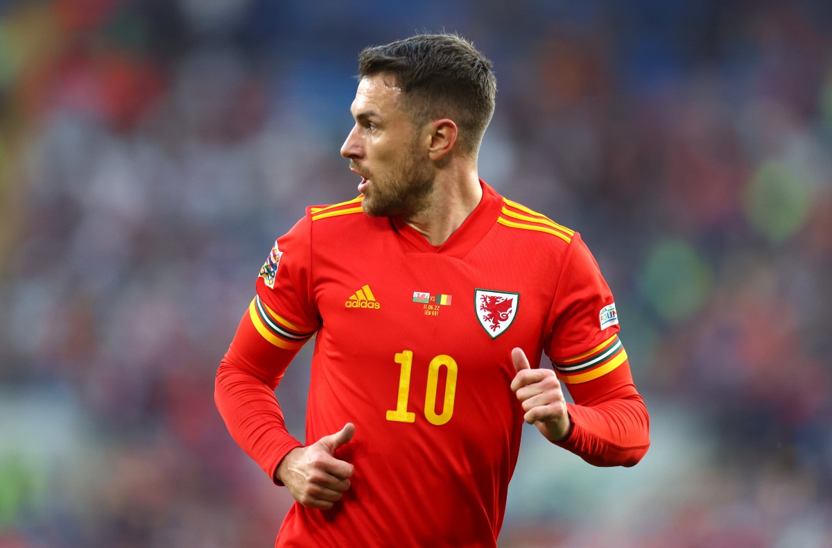 Aaron Ramsey Wales vs Belgium