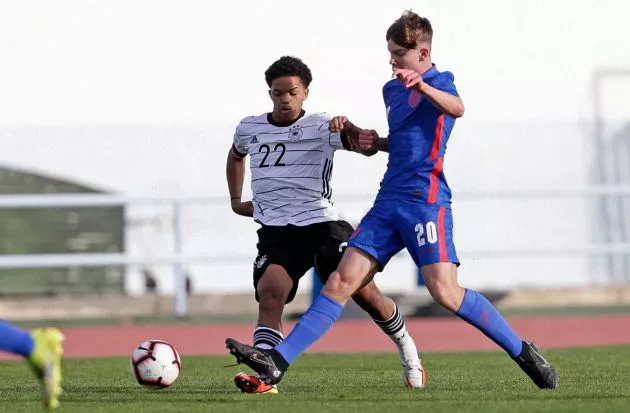 Tyler Dibling England Germany U16s