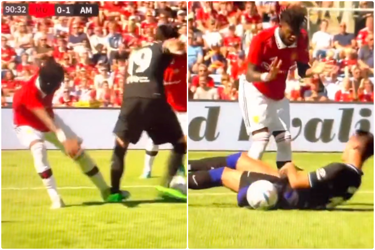 Video - Fred red card in pre-season vs Atletico Madrid