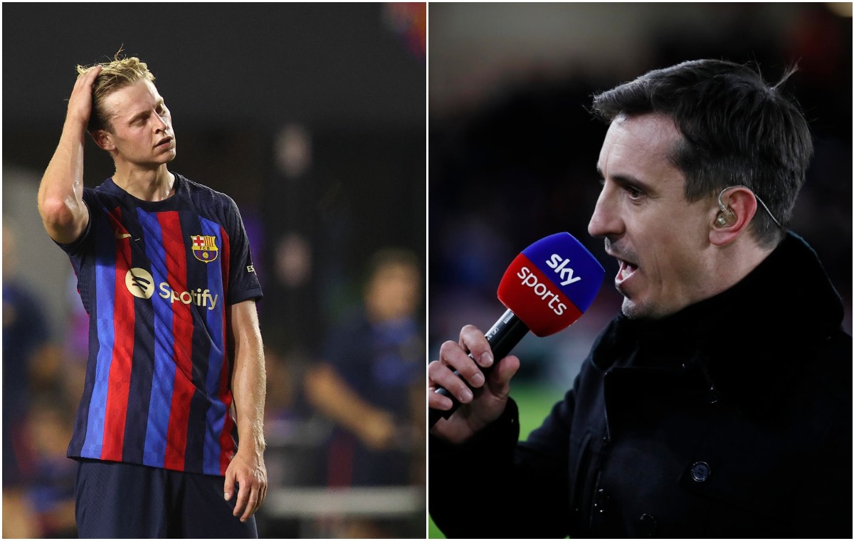de jong neville united barca