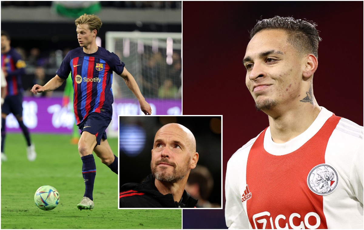 de jong ten hag antony united