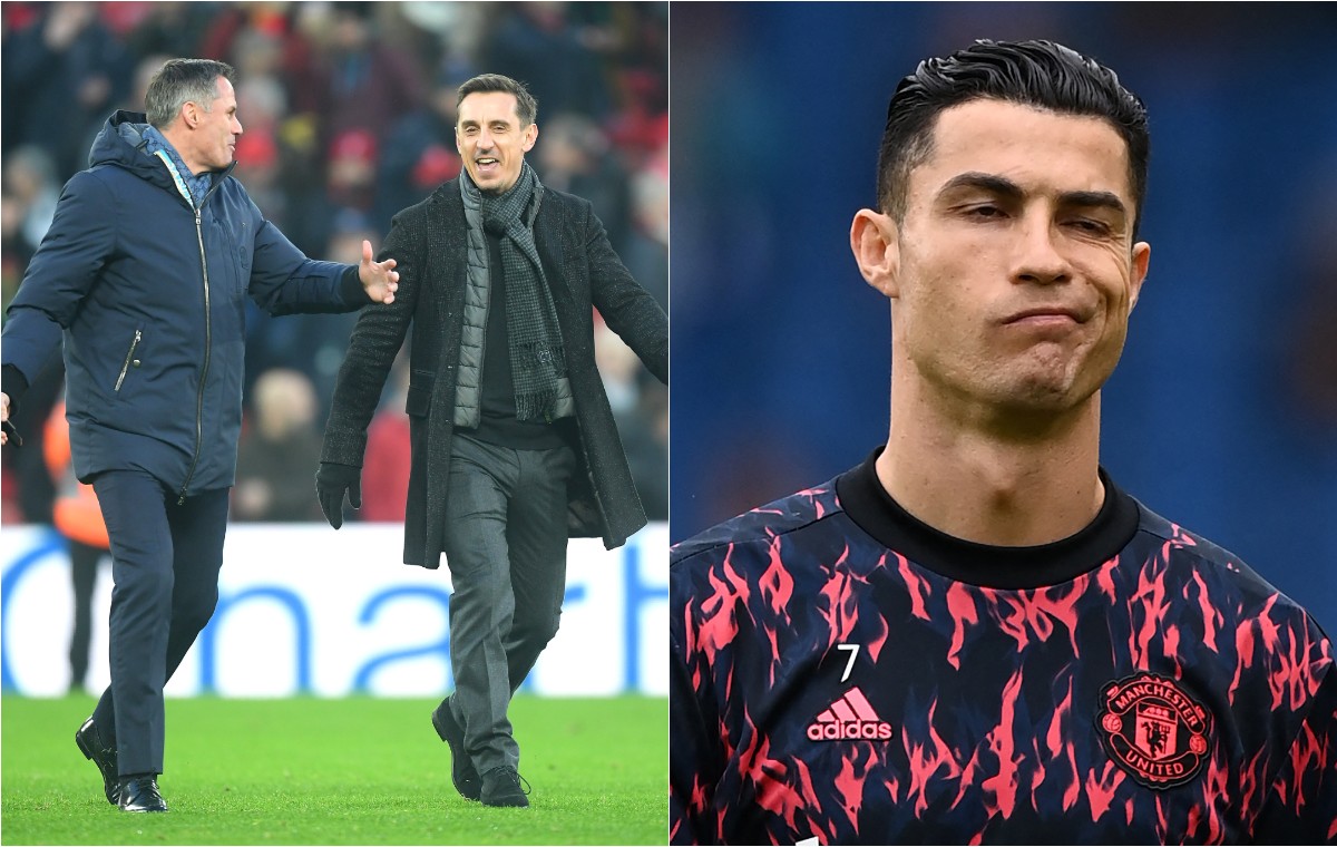 jamie carragher gary neville cr7