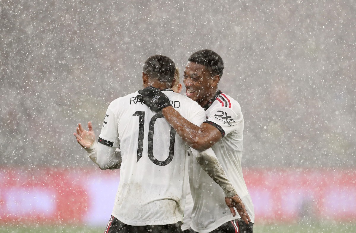 rashford martial united villa friendly