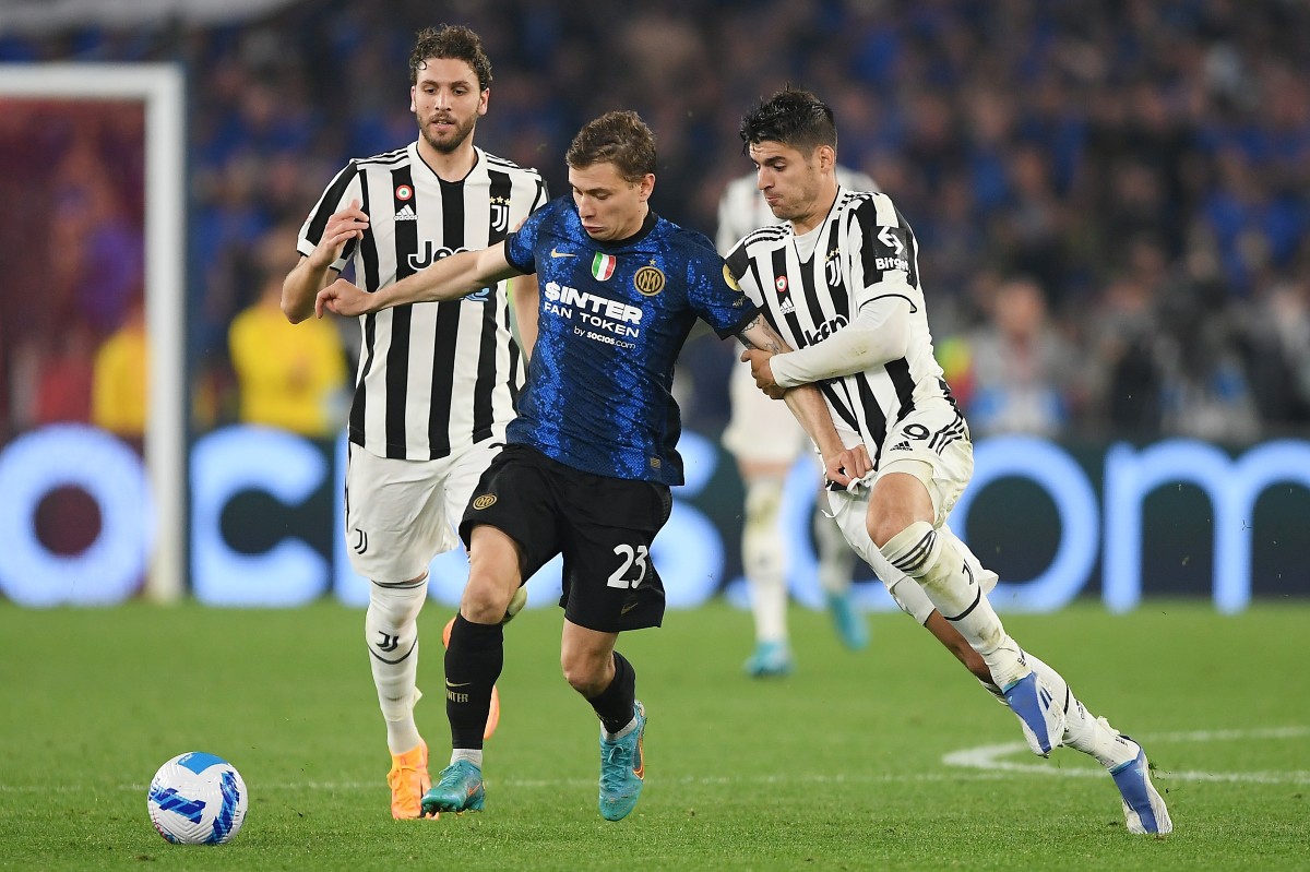 Barella Morata Inter Juventus