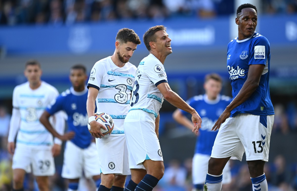 Jorginho Azpilicueta Chelsea Everton