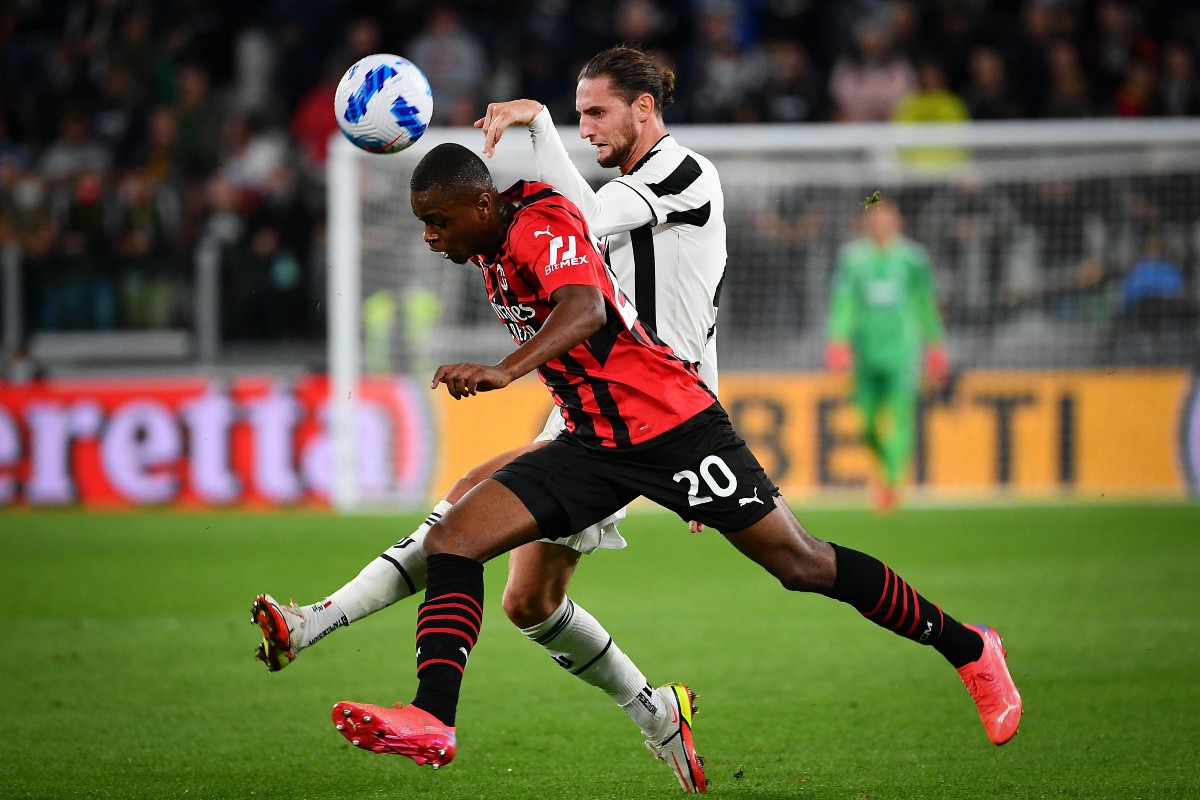 adrien rabiot juventus vs ac milan
