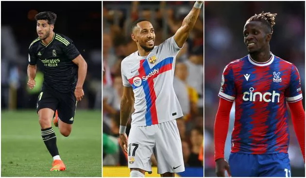 asensio aubameyang zaha