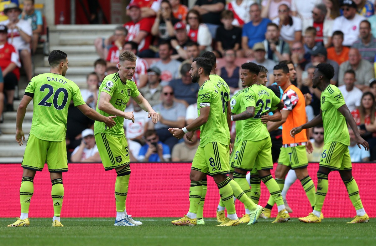 dalot mctominay southampton 0-1 manchester united