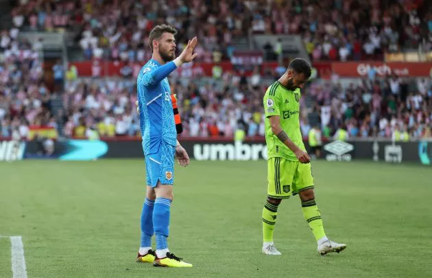 de gea fernandes brentford 4-0 man united