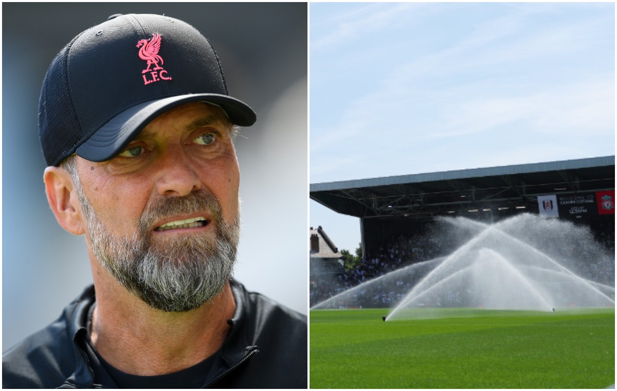 klopp fulham pitch