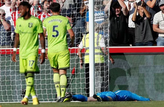 maguire de gea 4-0 brentford