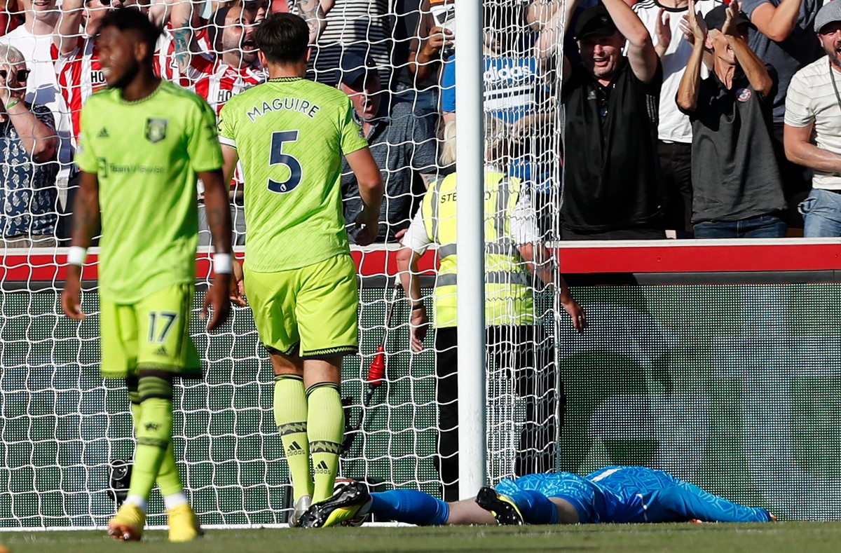 maguire de gea 4-0 brentford
