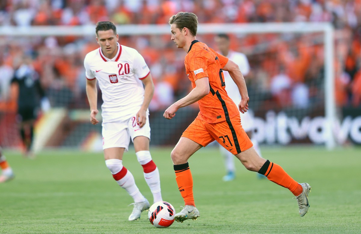 poland vs netherlands frenkie de jong