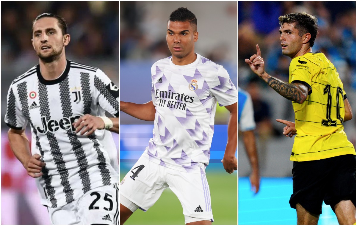 rabiot casemiro and pulisic