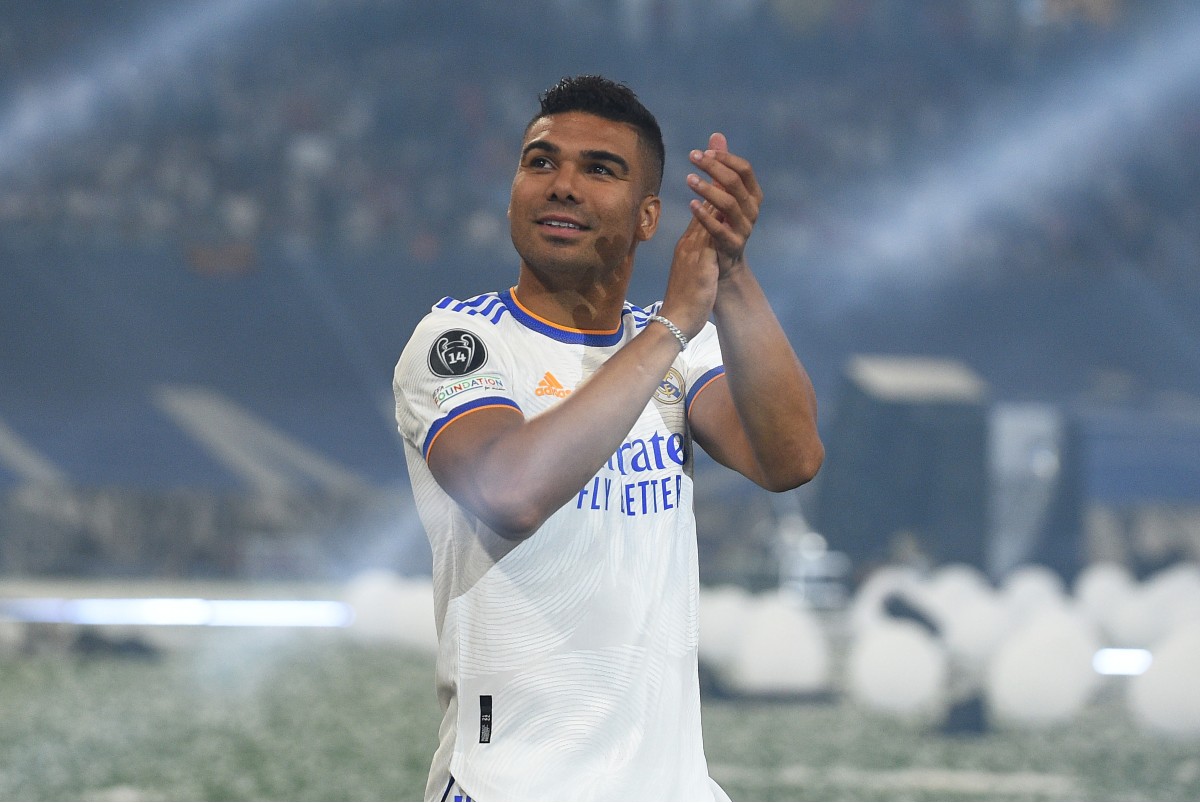 real madrid casemiro celebrations