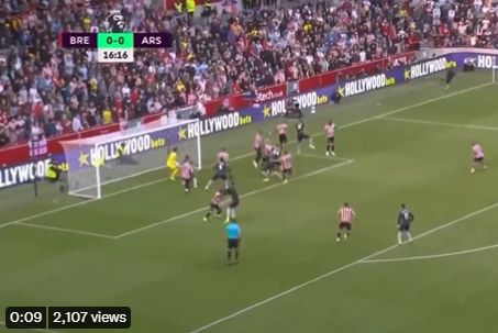 william saliba goal