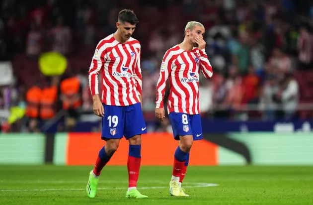 Atletico Madrid Alvaro Morata Antoine Griezmann