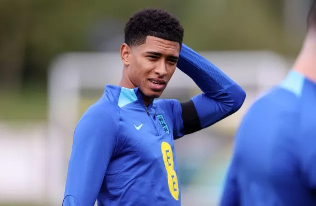 Jude Bellingham in England training