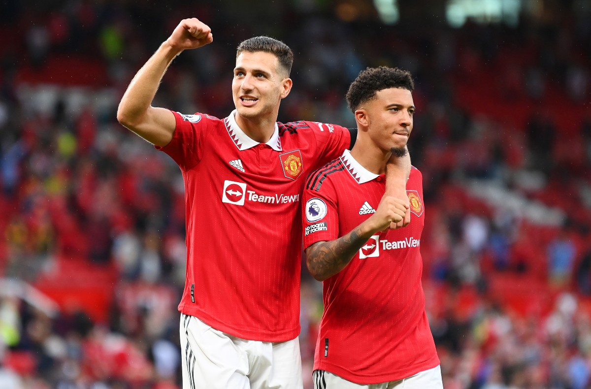 Diogo Dalot Jadon Sancho Manchester United