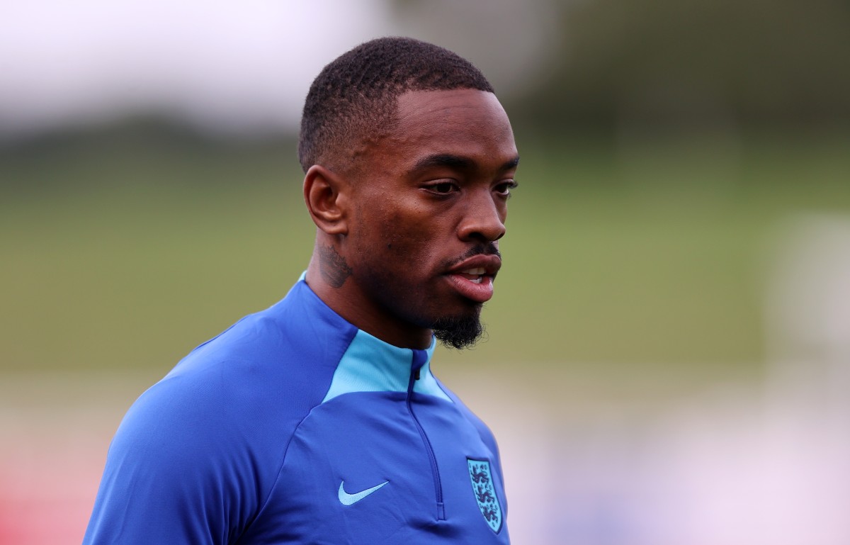 England training session Ivan Toney