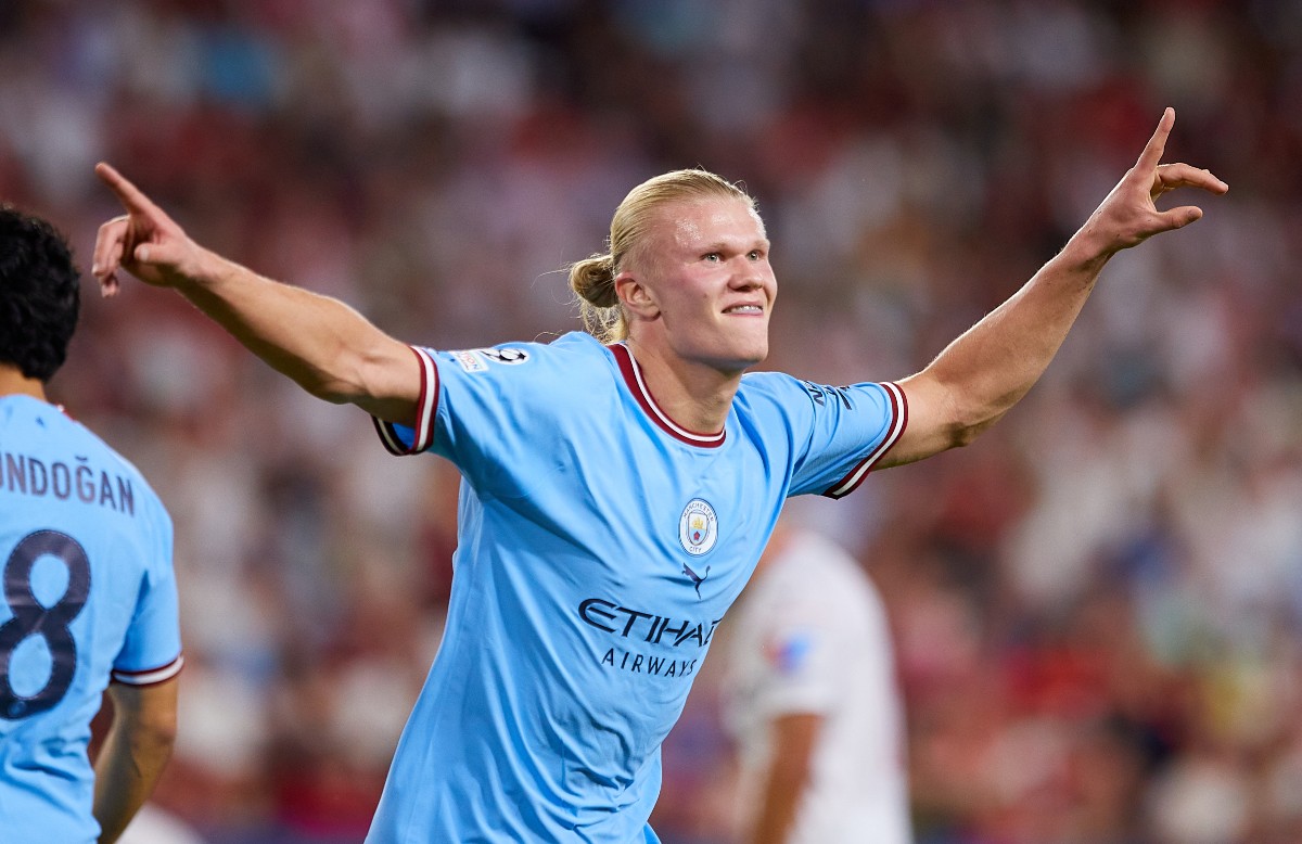 Erling Haaland Man City Sevilla Erling Haaland Man City Sevilla