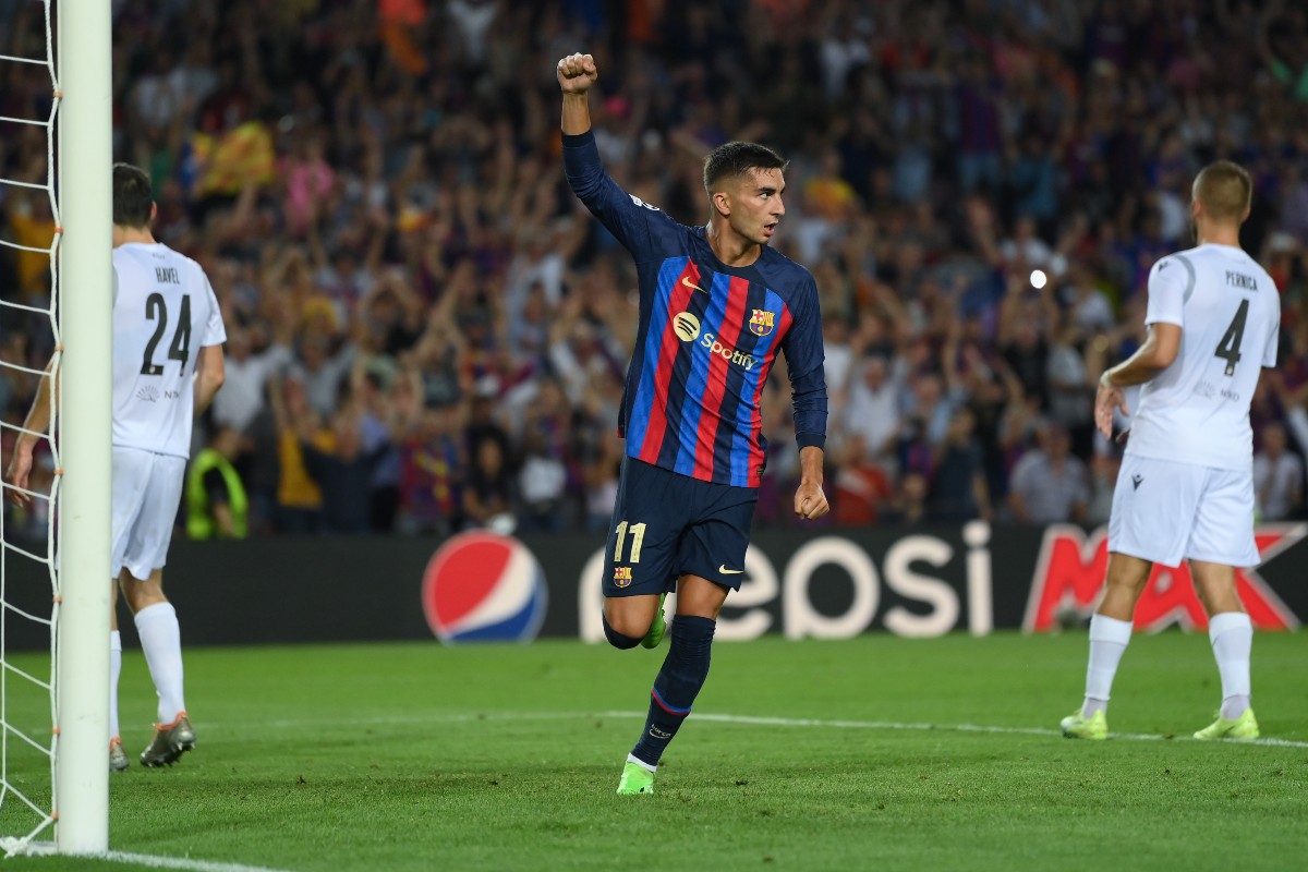 Ferran Torres Barcelona goal Ferran Torres Barcelona goal
