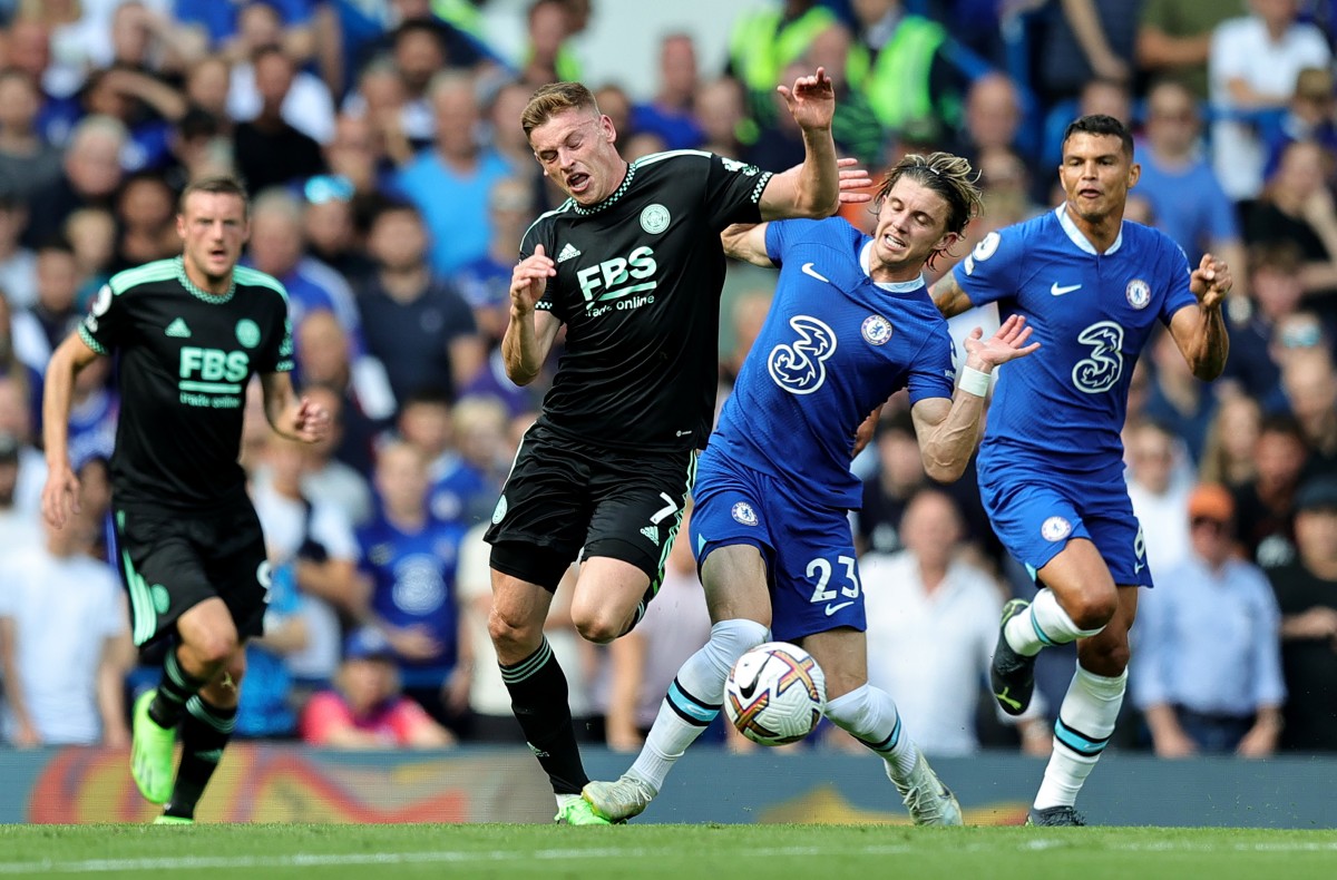 Gallagher Leicester Chelsea