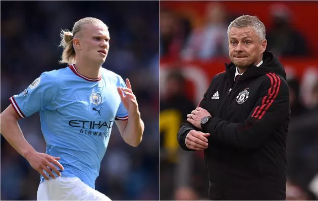 Haaland Man City Solskjaer United