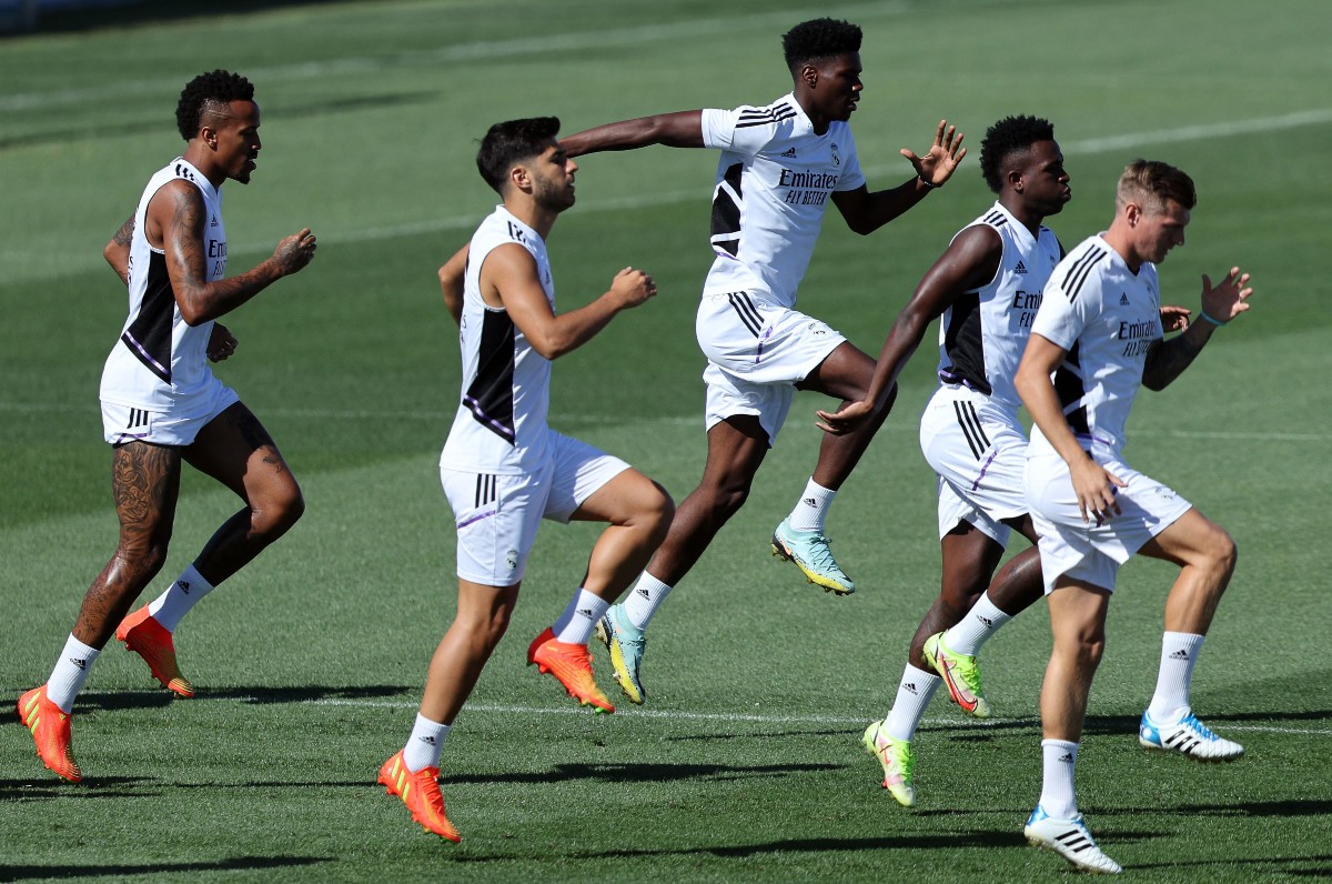 La Liga Real Madrid training
