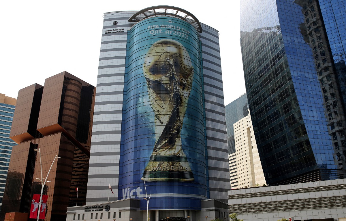 Qatar World Cup Doha building