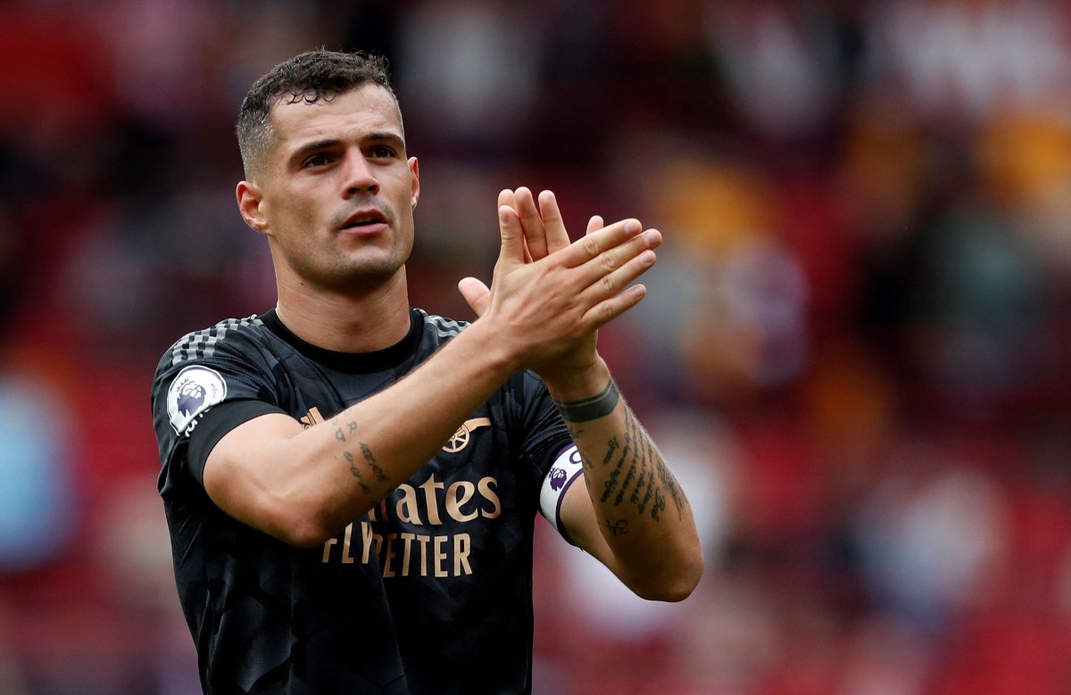 Xhaka Arsenal 3-0 Brentford Xhaka Arsenal 3-0 Brentford